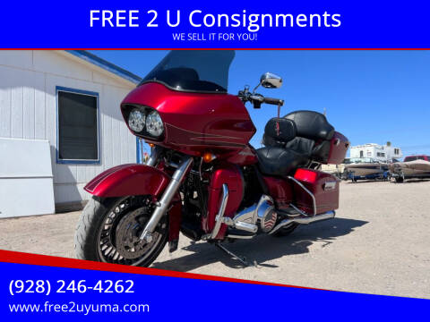 2013 Harley Davidson Road-Glide Ultra for sale at FREE 2 U Consignments in Yuma AZ