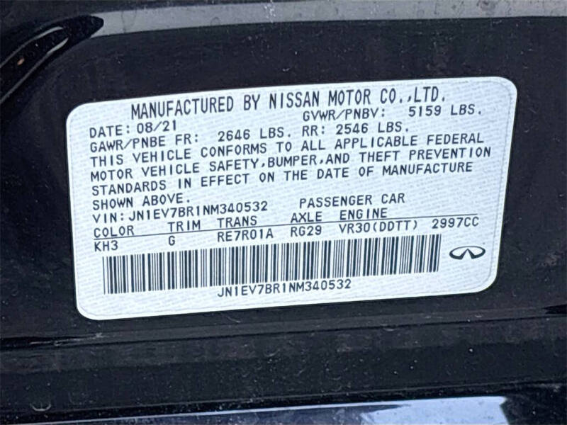 2022 Infiniti Q50 Luxe