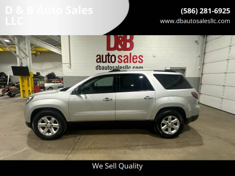2015 GMC Acadia for sale at D & B Auto Sales LLC in Harrison Township MI