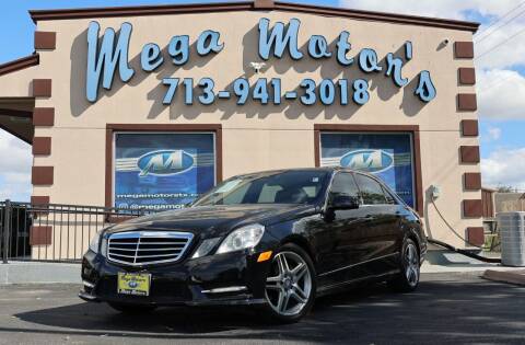 2013 Mercedes-Benz E-Class for sale at MEGA MOTORS in South Houston TX