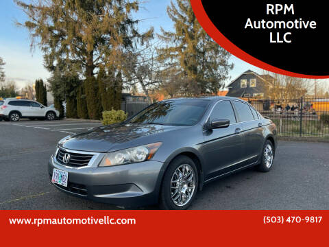2009 Honda Accord for sale at RPM Automotive LLC in Portland OR