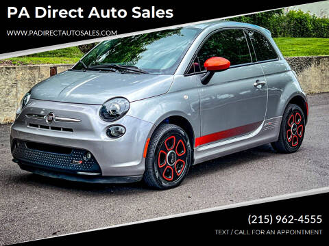 2017 FIAT 500e for sale at PA Direct Auto Sales in Levittown PA