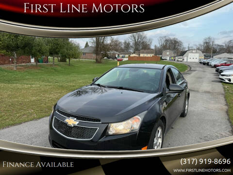 2014 Chevrolet Cruze for sale at First Line Motors in Brownsburg IN