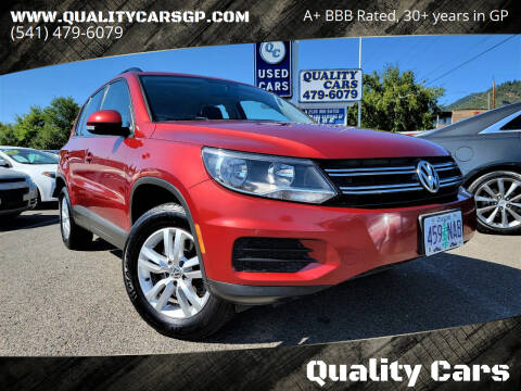 2015 Volkswagen Tiguan for sale at Quality Cars in Grants Pass OR