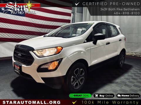 2018 Ford EcoSport for sale at STAR AUTO MALL 512 in Bethlehem PA