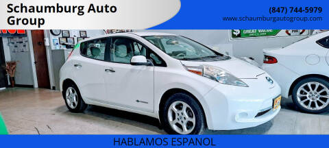 2013 Nissan LEAF for sale at Schaumburg Auto Group in Addison IL