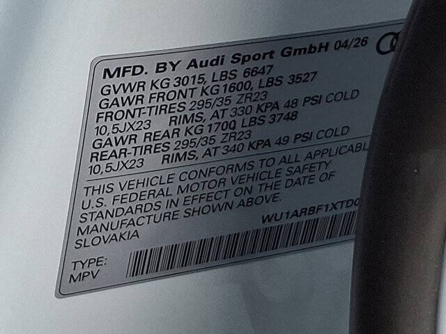 2026 Audi RS Q8 performance 4.0T quattro