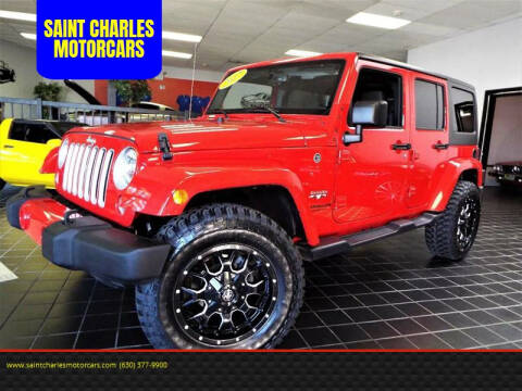 2017 Jeep Wrangler Unlimited for sale at SAINT CHARLES MOTORCARS in Saint Charles IL