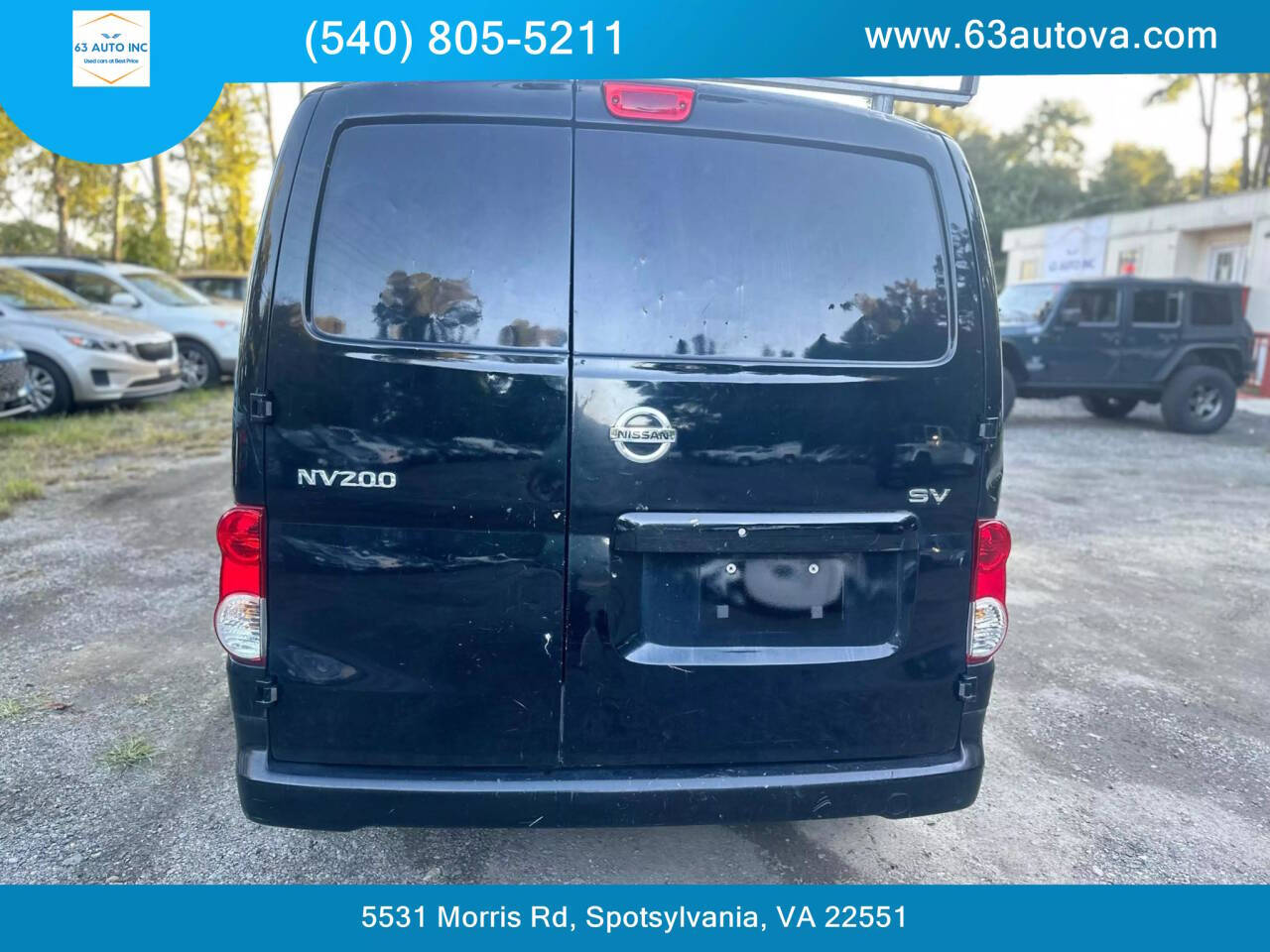 2017 Nissan NV200 for sale at 63 Auto Inc in Spotsylvania, VA