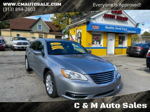 2013 Chrysler 200 for sale at C & M Auto Sales in Detroit MI