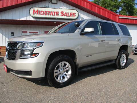 2015 Chevrolet Tahoe for sale at Midstate Sales in Foley MN