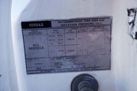 1973 Mercury Courgar Convertible