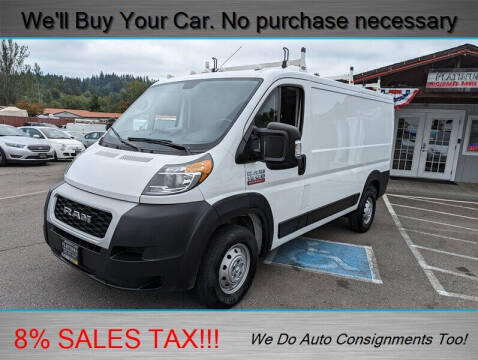 2021 RAM ProMaster for sale at Platinum Autos in Woodinville WA