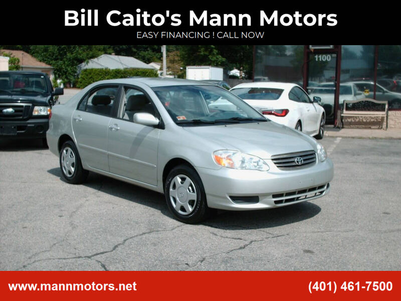 2004 Toyota Corolla for sale at Bill Caito's Mann Motors in Warwick RI
