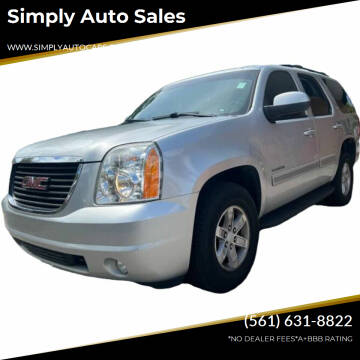 2011 GMC Yukon for sale at Simply Auto Sales in Palm Beach Gardens FL