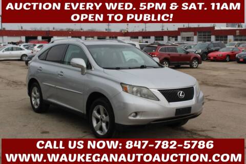 2010 Lexus RX 350 for sale at Waukegan Auto Auction in Waukegan IL