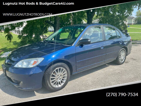2005 Honda Civic for sale at Lugnutz Hot Rods & BudgetCars4U.com in Bowling Green KY