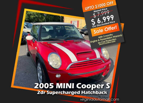 2005 MINI Cooper for sale at Virginia Auto Mall in Woodford VA