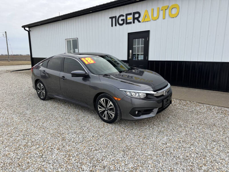 2018 Honda Civic for sale at Tiger Auto Sales Inc in Danville IA