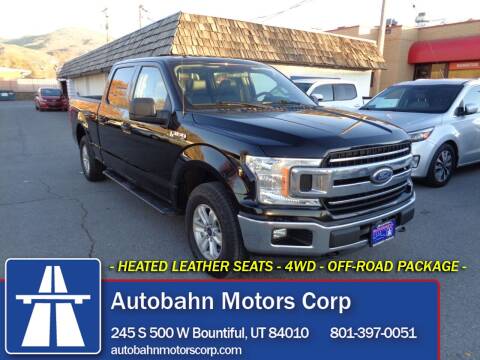 2018 Ford F-150 for sale at Autobahn Motors Corp in Bountiful UT