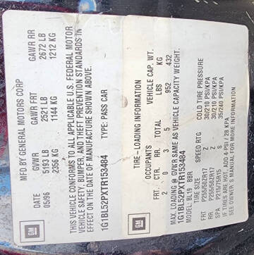 1996 Chevrolet Impala SS