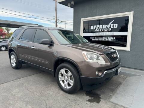 2012 GMC Acadia for sale at Approved Autos in Sacramento CA