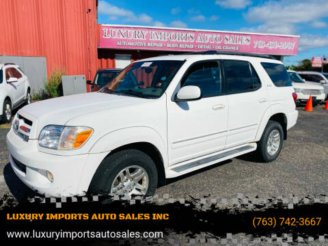 2005 Toyota Sequoia for sale at LUXURY IMPORTS AUTO SALES INC in North Branch MN