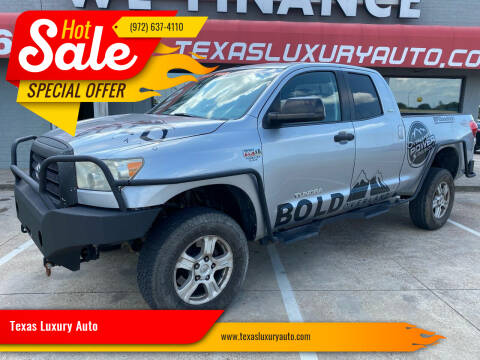2007 Toyota Tundra for sale at Texas Luxury Auto in Cedar Hill TX