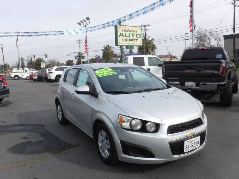 2016 Chevrolet Sonic for sale at HILMAR AUTO DEPOT INC. in Hilmar CA