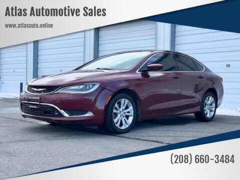 2015 Chrysler 200 for sale at Atlas Automotive Sales in Hayden ID