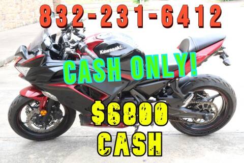 2021 Kawasaki Ninja 650 for sale at Direct One Auto in Houston TX