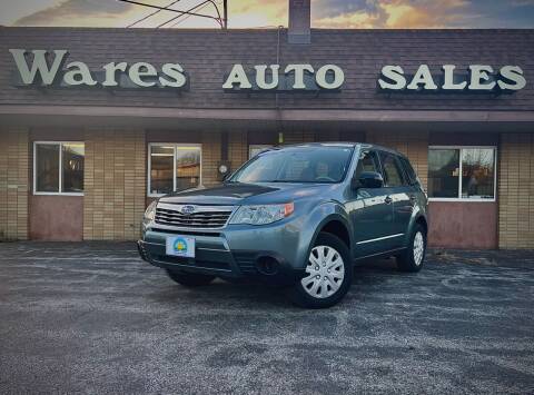 2010 Subaru Forester for sale at Wares Auto Sales INC in Traverse City MI