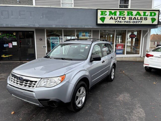 2012 Subaru Forester for sale at Emerald Auto Sales in Spencer MA