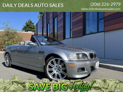 2004 BMW M3 for sale at DAILY DEALS AUTO SALES in Seattle WA