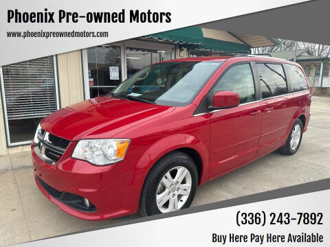2012 Dodge Grand Caravan for sale at Phoenix Pre-owned Motors in Lexington NC