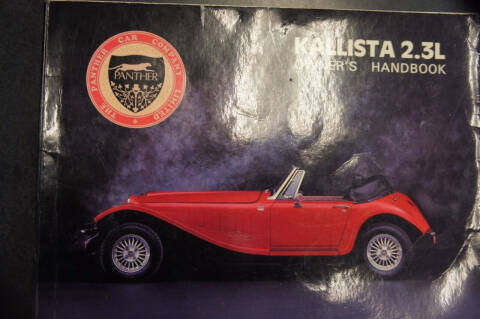 1986 PANTHER KALLISTA  for sale at Dream Machines USA in Lantana FL