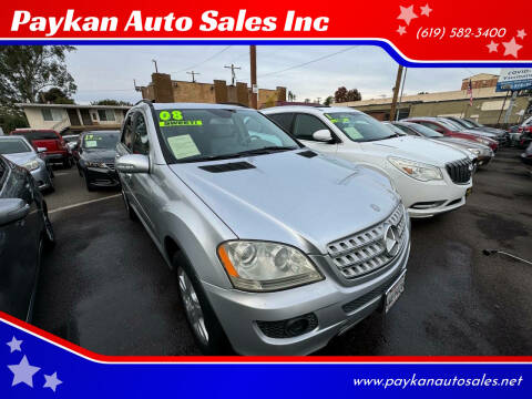 2008 Mercedes-Benz M-Class for sale at Paykan Auto Sales Inc in San Diego CA