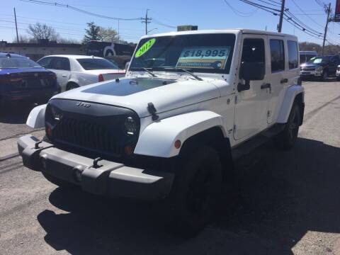 2012 Jeep Wrangler Unlimited for sale at DC Trust, LLC in Peabody MA