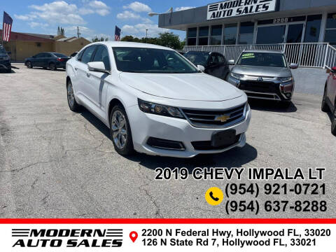 2019 Chevrolet Impala for sale at Modern Auto Sales in Hollywood FL