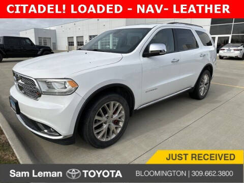 2015 Dodge Durango for sale at Sam Leman Toyota Bloomington in Bloomington IL