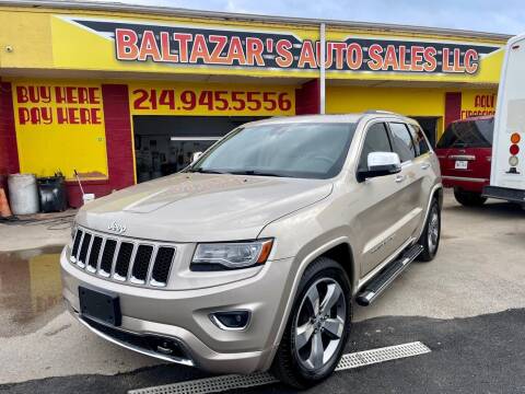 2014 Jeep Grand Cherokee for sale at Baltazar's Auto Sales LLC in Grand Prairie TX