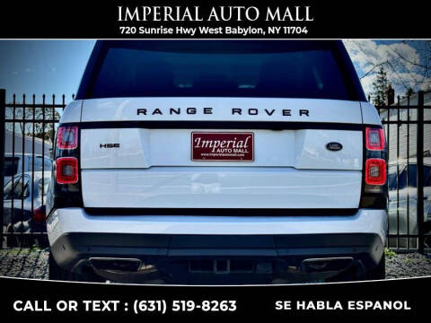 2018 Land Rover Range Rover HSE