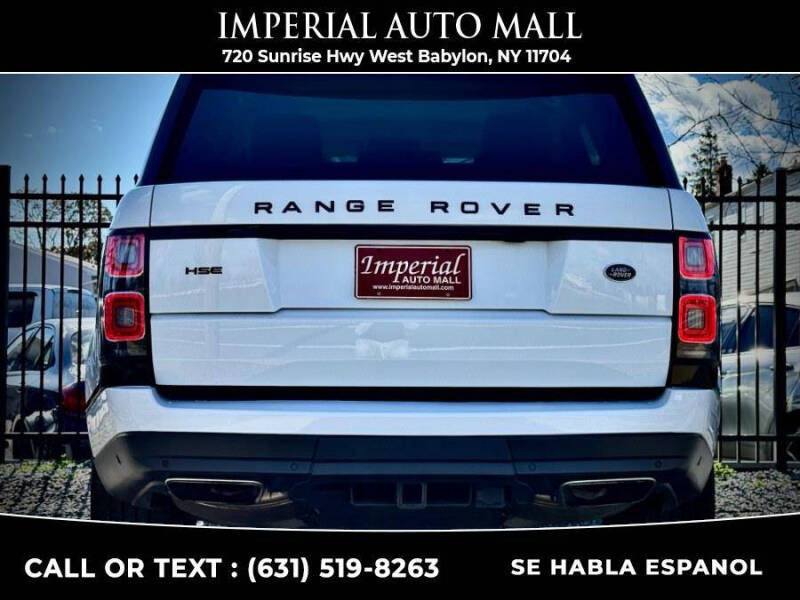 2018 Land Rover Range Rover HSE