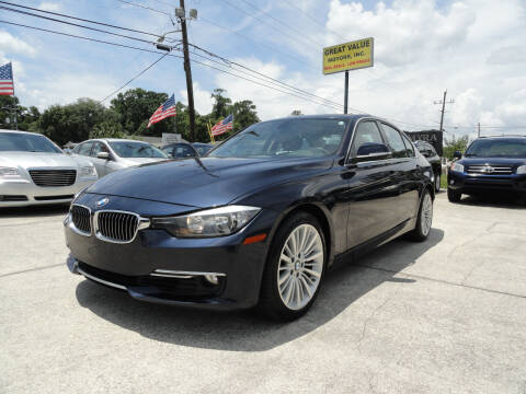 2012 BMW 3 Series for sale at GREAT VALUE MOTORS in Jacksonville FL