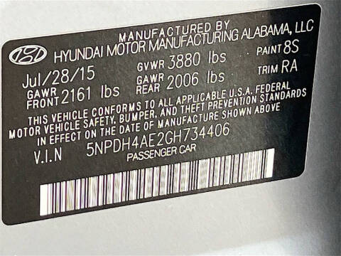 2016 Hyundai Elantra SE