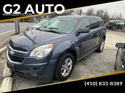 2014 Chevrolet Equinox for sale at G2 AUTO in Finksburg MD