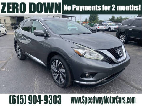 2016 Nissan Murano for sale at Speedway Motors in Murfreesboro TN