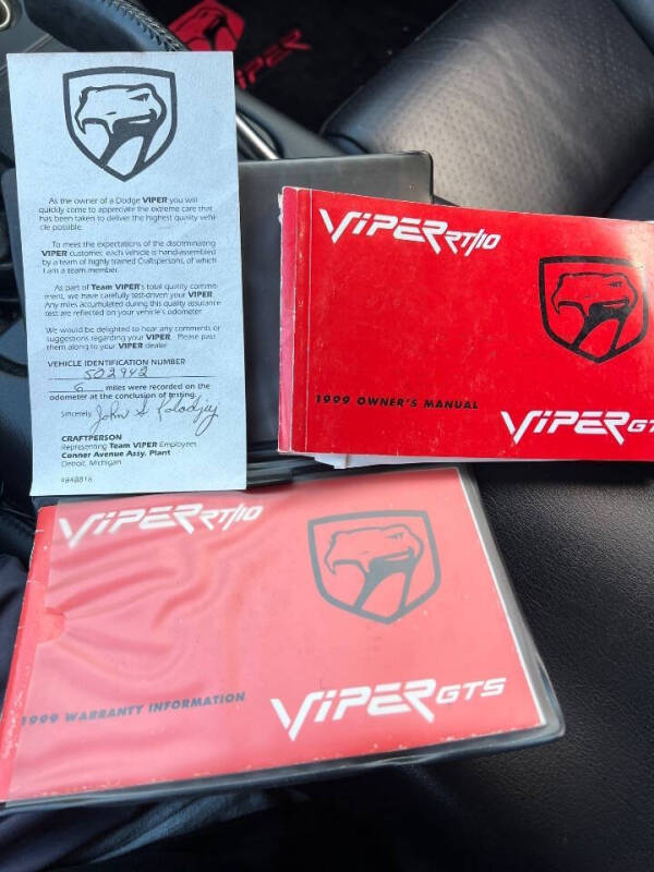 1999 Dodge Viper GTS