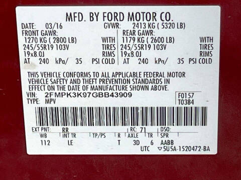 2016 Ford Edge Titanium
