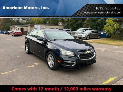 2016 Chevrolet Cruze Limited for sale at American Motors, Inc. in Farmington MN